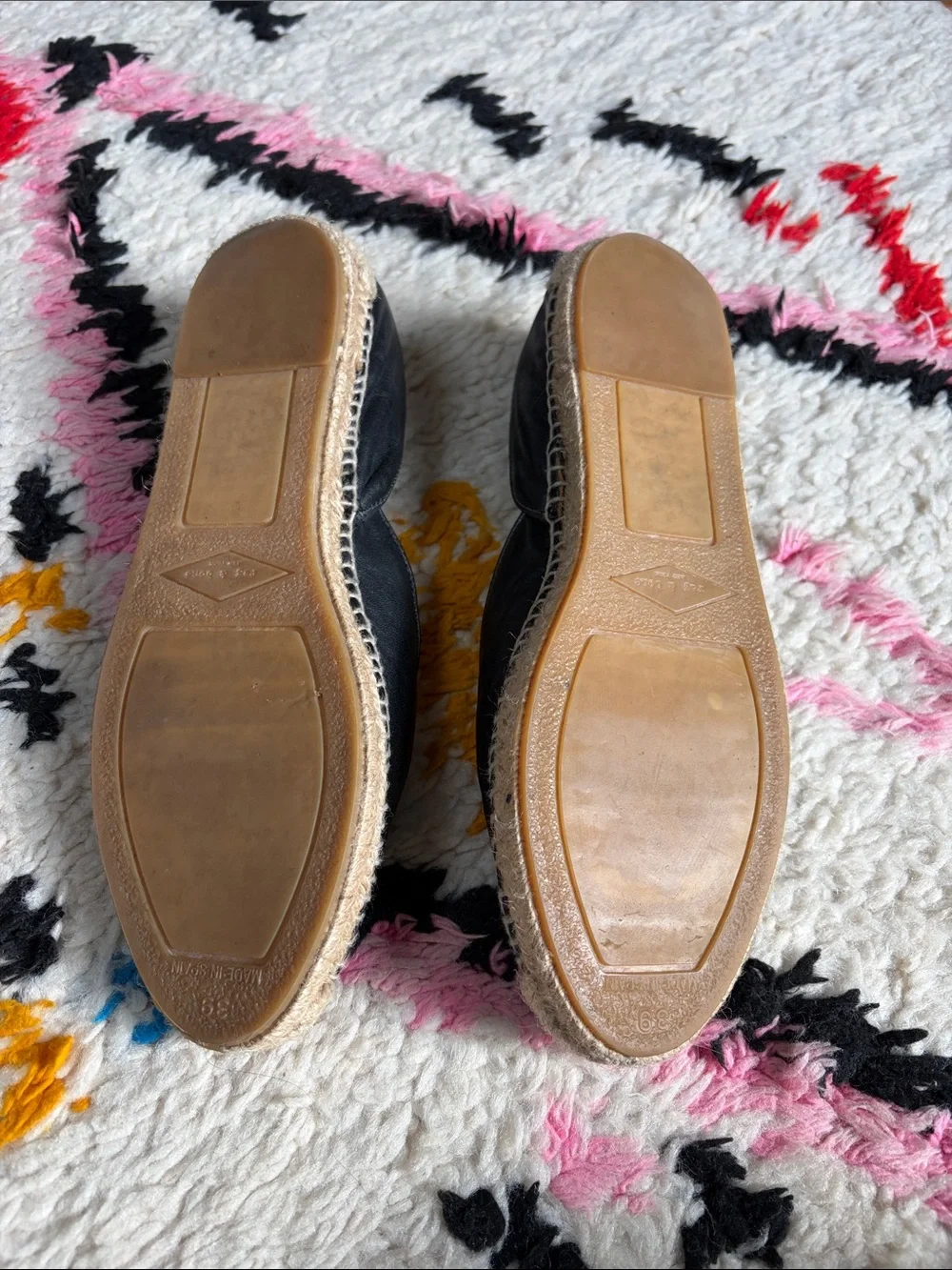 Rag and Bone Leather Espadrilles